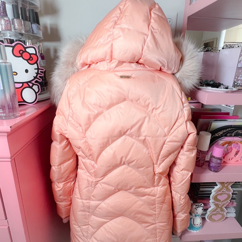 Sold💖Rady pink longline down jacket - Picture 4 of 6